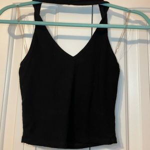 SOLD- Ribbed halter top
